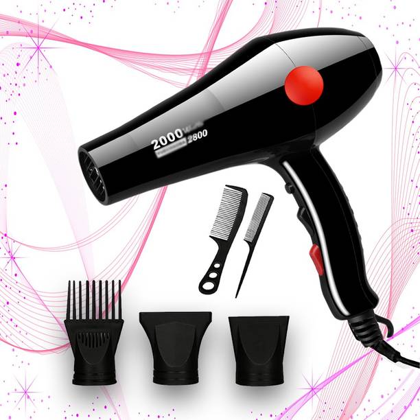 iDOLESHOP Stylish Hair Dryer With Over Heat Protection Hot And Cold Dryer 2000 Watt Hair Dryer