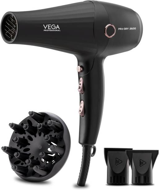 VEGA Pro Dry 2600W Hair Dryer - 4 Heat & 2 Speed Settings Hair Dryer