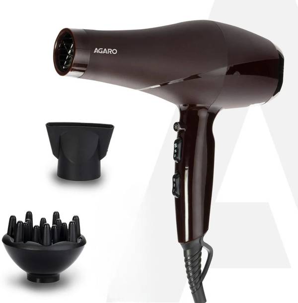 AGARO HD1120 Without Comb 2000 Watts Professional Hair Dryer Hair Dryer Brown Hair Dryer
