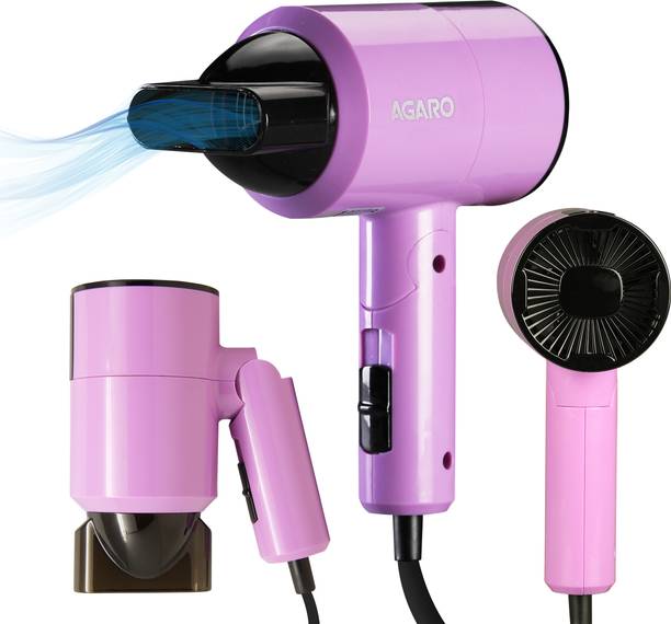 AGARO HD-1211, 2 Heat Speed and Cool Mode, Foldable (Compact in Size) Hair Dryer