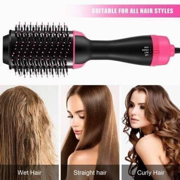 DN BROTHERS Hair Dryer And Volumizer, Hot Air Brush for Drying Curling&Styling D118 Hair Curler
