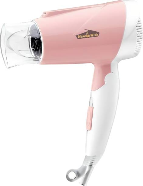 Make Ur Wish 1800W Professional Foldable Handle Stylish Hair Dryer With Hot and Cold Setting Hair Dryer