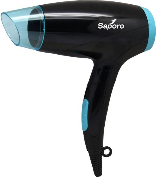 SAPORO SHD 1202 Hair Dryer For Women & Men - 2 Heat & Speed Settings - Foldable Handle Hair Dryer