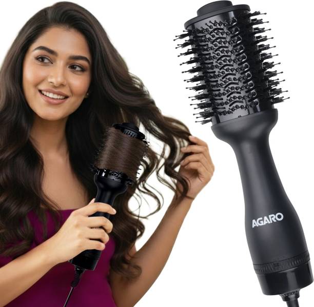 AGARO HV2179 Hot Air Brush, Hair Blow Dryer, Volumizer & Styler, 360� Airflow Vent Hair Dryer