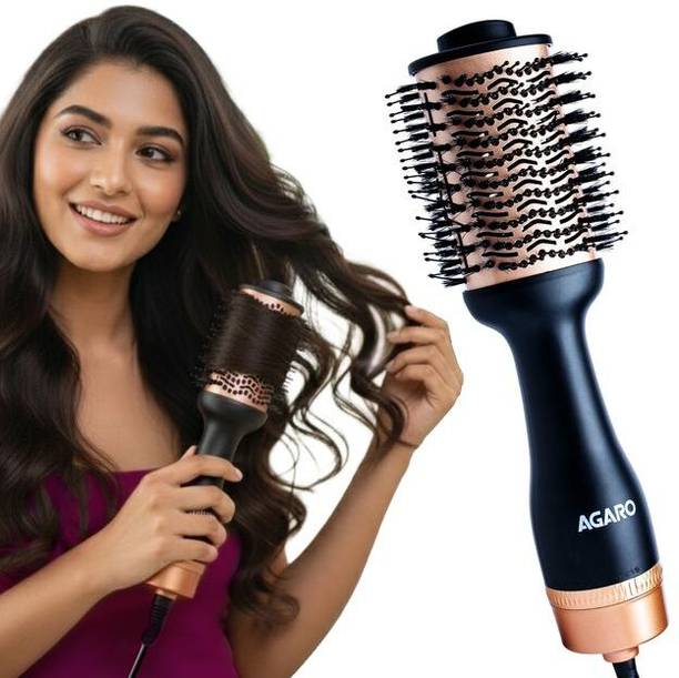 AGARO HV2179 Hot Air Brush, Hair Blow Dryer, Volumizer & Styler, 360� Airflow Vent Hair Dryer