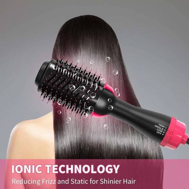 UA IMPEX One Step Hair Dryer, 4 in 1 Hot Air Brush for Drying, Straightening D105 Hair Curler