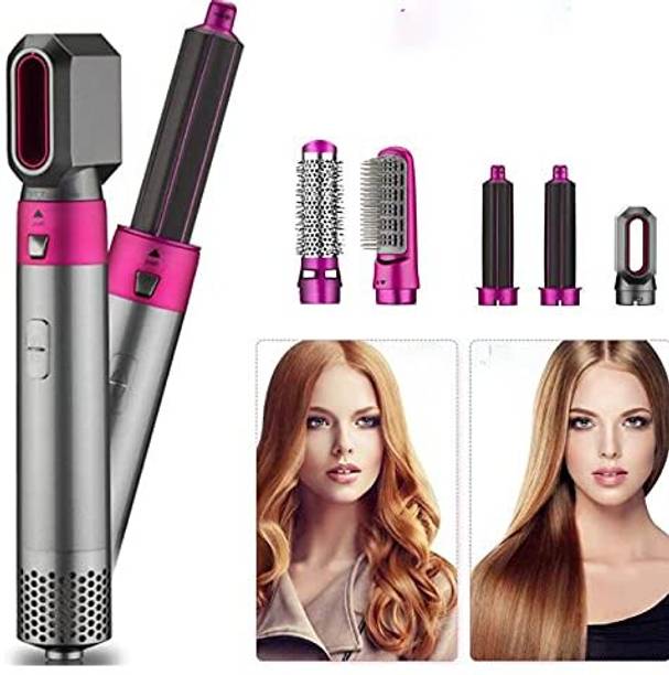 HAIYUN 5in1 Hair Styler - Professional Hair Dryer Brush & Curler Kit for All Hair Types Hair Dryer