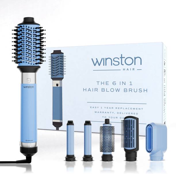 Winston 6 in 1 Hair Styling Blow Brush For Women Hair Dryer