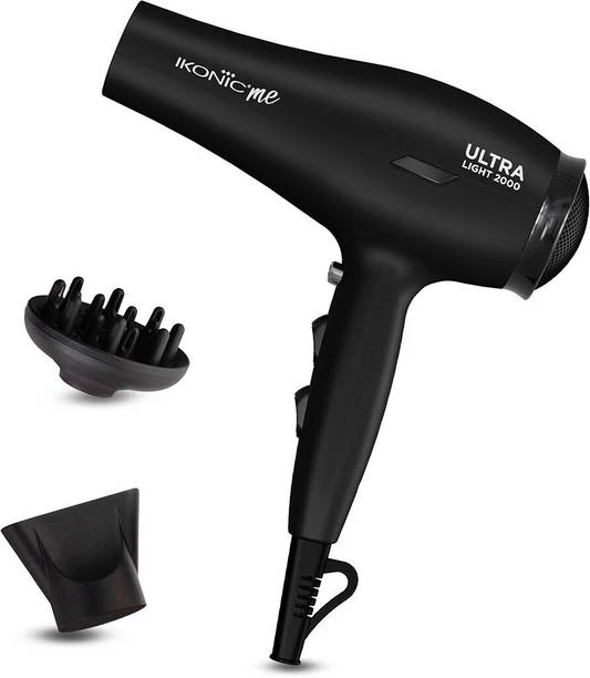 IKONIC ME Ultra Light 2000 | 2 Speed & 3 Heat Settings with Cool Shot | Sonic Technology Hair Dryer