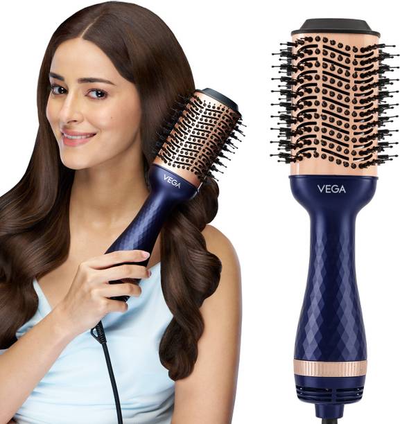 VEGA Pro Volumizer Hair Blow Dryer, 3 in 1 Hot Air Brush Volumizer, Straightener Hair Dryer