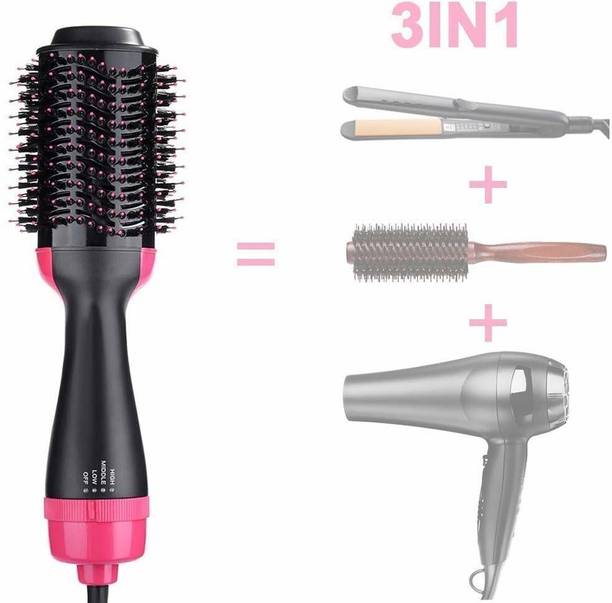 DN BROTHERS Hair Dryer And Volumizer, Hot Air Brush for Drying Curling&Styling D163 Hair Curler