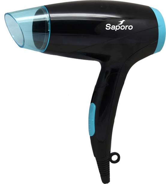 SAPORO SHD 1202 Hair Dryer For Women & Men - 2 Heat & Speed Settings - Foldable Handle Hair Dryer