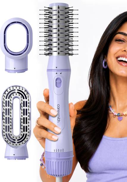caresmith FCS0150 Bloom 3-in-1 Hot Air Brush Ceramic-Coated Hair Dryer