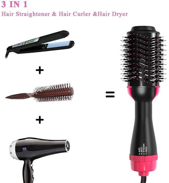 PRATYANG 3IN1 Hair Straightener, Hair Curling, Hair Dryer, On Step Hair Dryer P82 Hair Dryer