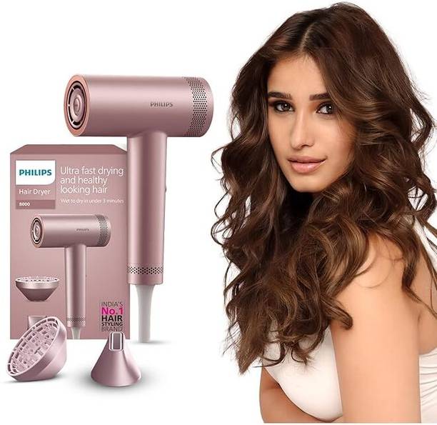PHILIPS Hydrating Hair Dryer Water ions maintain 100% Hair strength Mositure Rich Shine Hair Dryer