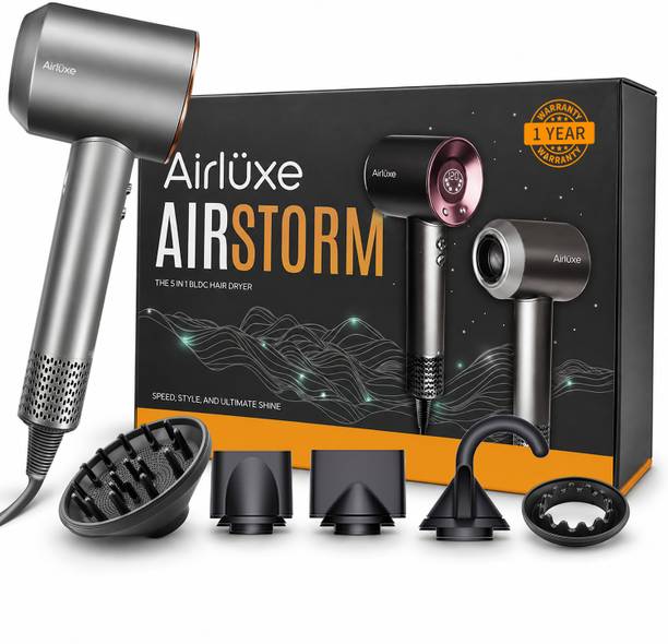 AIRLUXE AIRSTORM Professional Hair Dryer with High-Speed BLDC Motor Hair Dryer