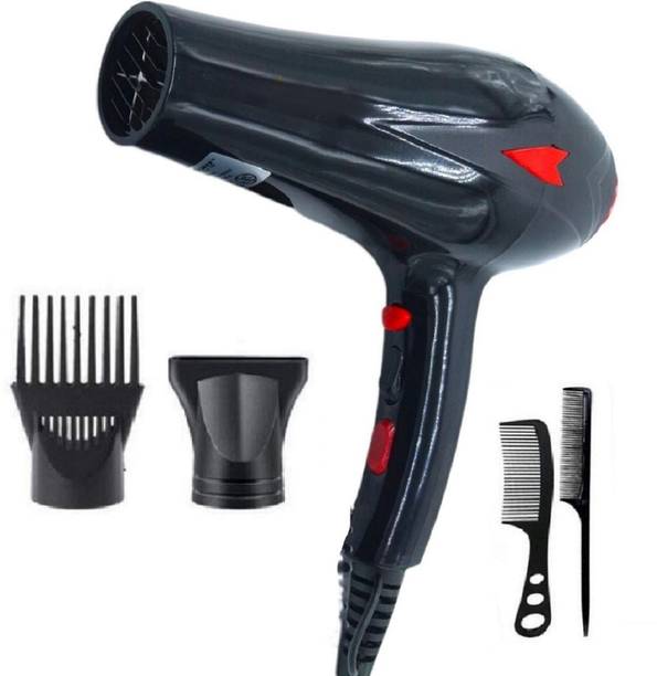 AKR Professional Hair Dryer 4000W with 2 Diffuser, 1 Comb Diffuser ( Black, Red) Hair Dryer