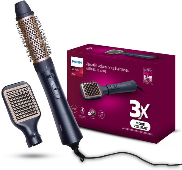PHILIPS BHA531/10 | 2-in-1 Airstyler, 3X Volume, 50% Less Hair Breakage Hair Dryer