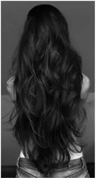 D-DIVINE 5 Clips Based 24 inch Curly/Wavy Synthetic Fibre Extension (Black) 120 gm Hair Extension