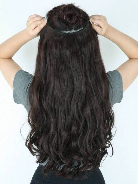 Prime Berry Adorable 5 Clip-in 24 inch Long Natural Brown Curly Extension Hair Extension