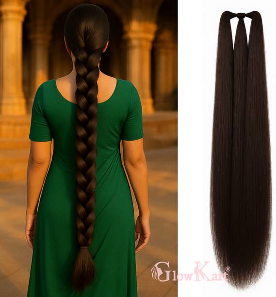 NAZARIO Synthetic Parandi/ Choti/ Extension For Women And Girls (Brown) Hair Extension