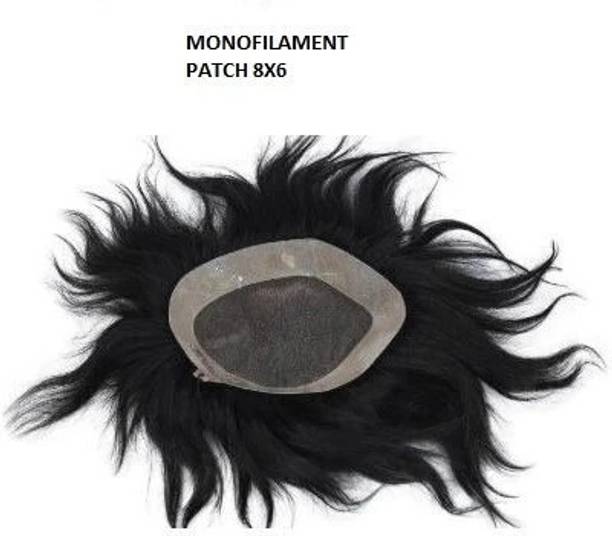 El Cabell 8x6 Super Monofiament Men's hair Patch 100% Silky and Soft human hair Wigs Hair Extension