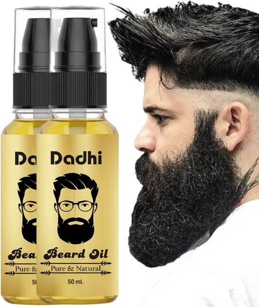 Dadhi Herbal Beard Growth Oil for Fuller Looking Beard Hair | Pack of 2 Hair Oil