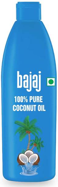 BAJAJ 100% Pure Coconut Oil 600ml | Made with Premium Grade 1 Quality Coconuts Hair Oil