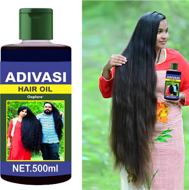 Ooplore Adivasi Natural Growth Hair Oil 500ML for Healthier Hair &amp; Improves Hair Growth Hair Oil