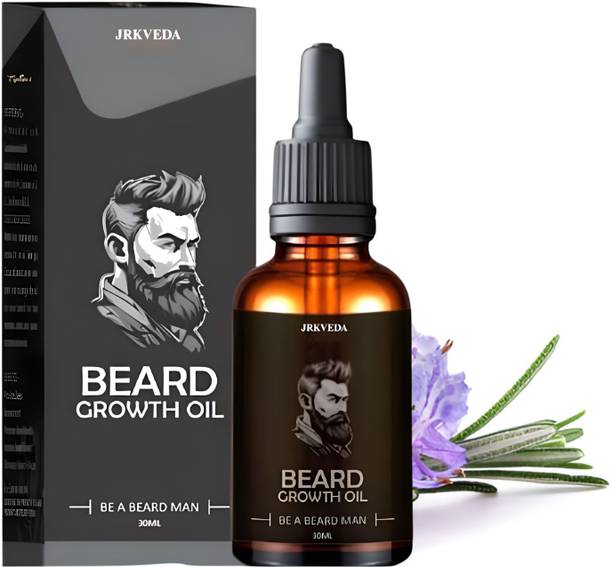 JRKVEDA Natural Beard Growth Essential Oil Hair Oil