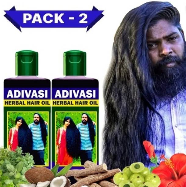 Adivasi Ayurvedic Adiwasi Herbal Kesh Tel with Natural & Biotin for Control Hair Hair Oil