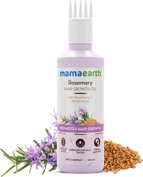 Mamaearth Rosemary Hair Growth Oil with Rosemary & Methi Dana for Promoting Hair Growth Hair Oil