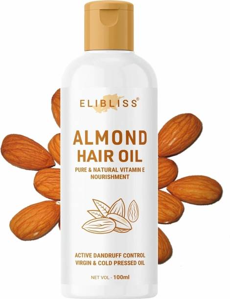 ELIBLISS Naturals Almond Hair Oil 99% Pure Almond Oil (...