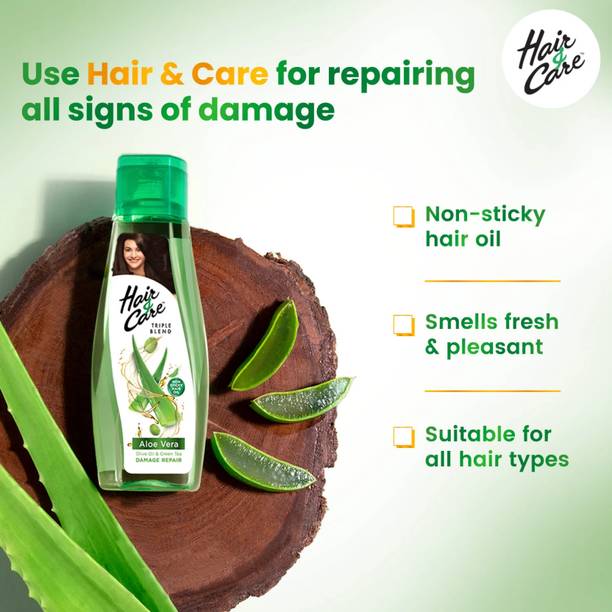 HAIR & CARE Damage Repair Non-Sticky with Aloe Vera Hair Oil