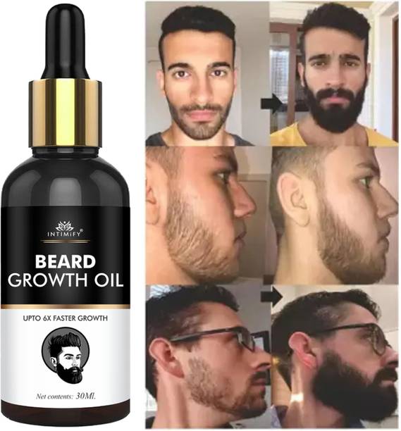 INTIMIFY Beard growth Oil Softens and Strengthens Beard Hair Adds Shine Hair Oil