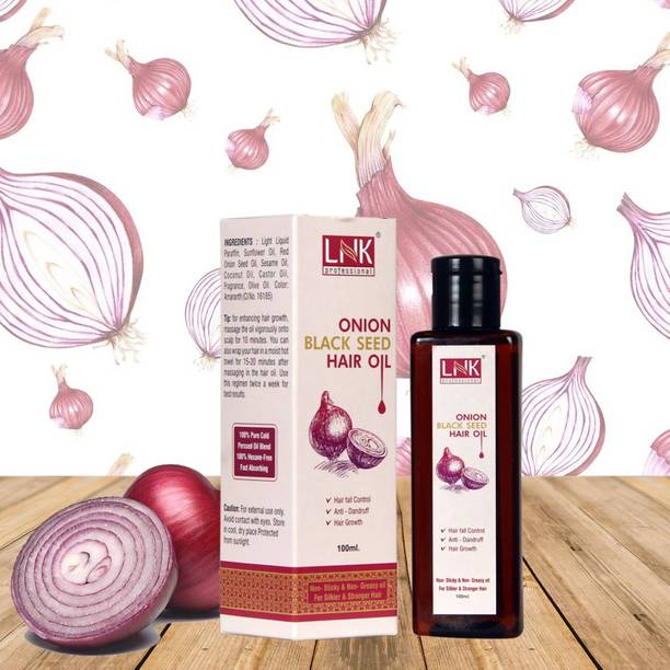 LNK Professional Red Onion's Black Seed Hair Oil For Ha...