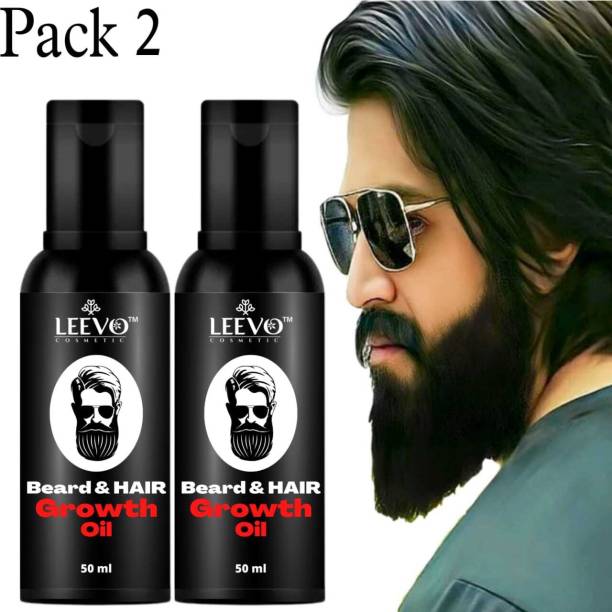 LEEVO Beard & hair growth oil Hair Oil
