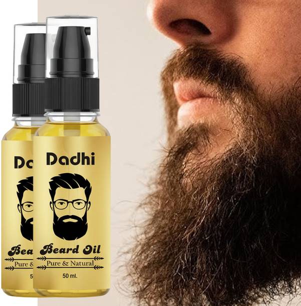 Dadhi Beard Oil 50ml Pack of 2 | 11 Essential Oils Formula Hair Oil