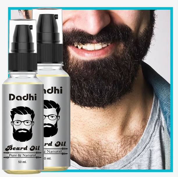 Dadhi SV Beard Growth Oil for Men Pack of 2 | Natural Care for Healthy Beard Hair Oil