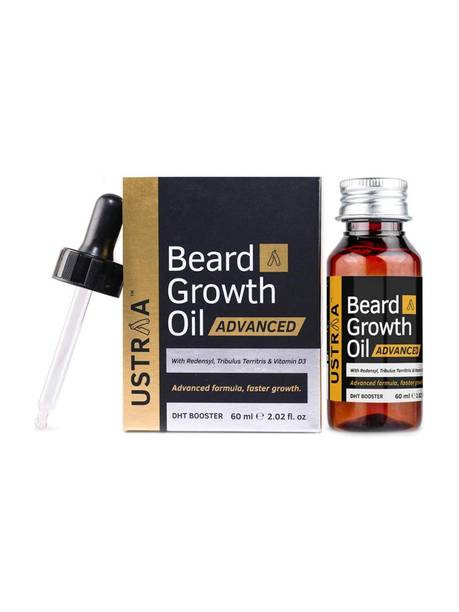 USTRAA Beard Growth Oil Advanced | For Patchy Beard Hair Oil