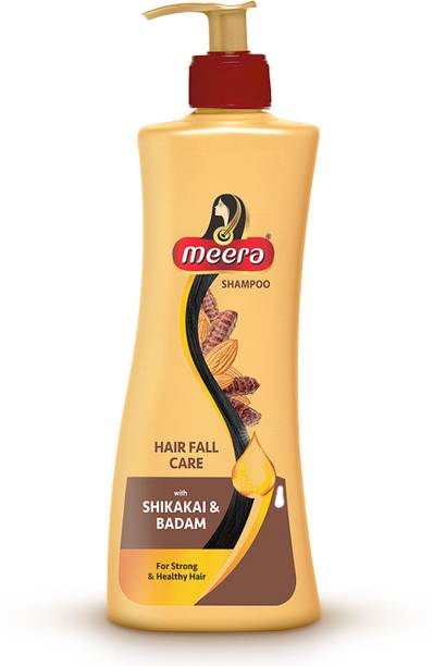 Meera Hairfall Care Shampoo,Goodness Of Badam & Shikakai,Paraben Free