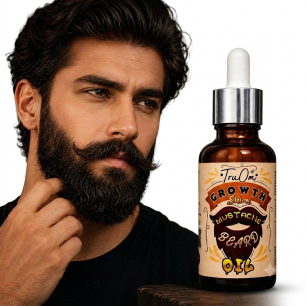 TRUOM Beard Oil for Men Beard Growth, Nourishment & Shine Oil | Mustache & Beard Hair Oil