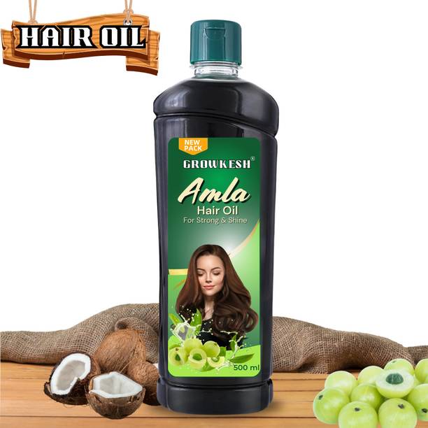 Growkesh Hair Oil for Long & Shiny Strong Hair|Control Split-ends,Damage Hairfall Hair Oil