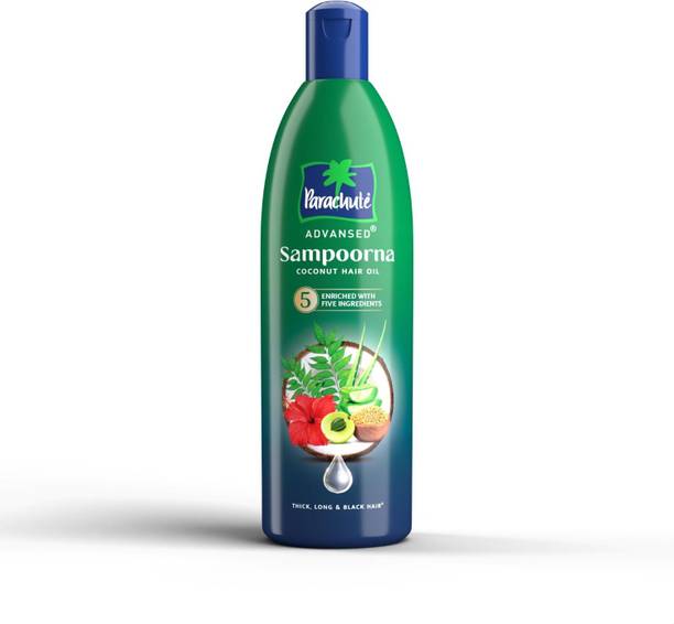 Parachute Sampoorna coconut hair oil 280ml*2 (pack of 2...