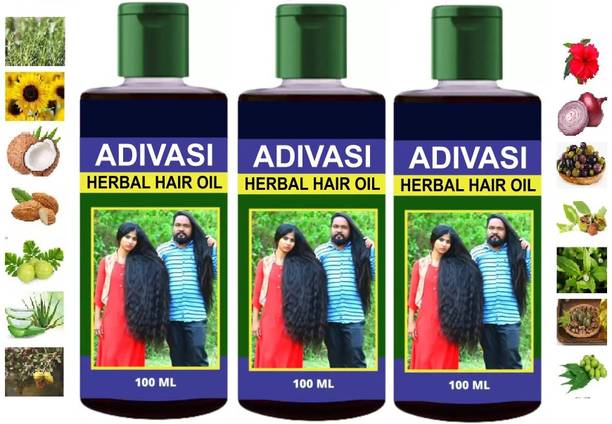 Adivasi Medicine All Type of Hair Problem Herbal Growth Hair Oil 300 ML Hair Oil