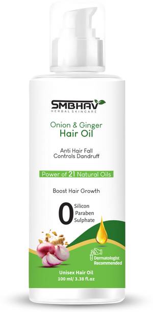 SMBHAV Onion Ginger Hair Oil Anti Hair Fall Dandr...