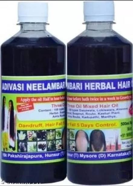 Adivasi Hair Oil 500ml 2pack botel Hair Oil