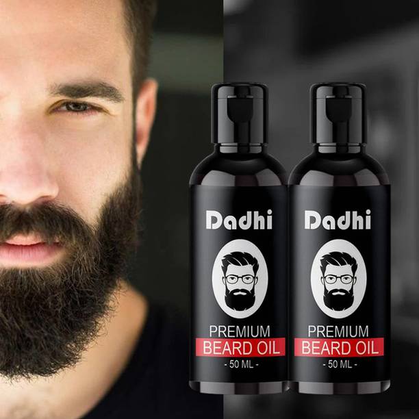 Dadhi Beard Oil – 50ml Plant-Based Nourishment for Facial Hair (Pack of 2) Hair Oil
