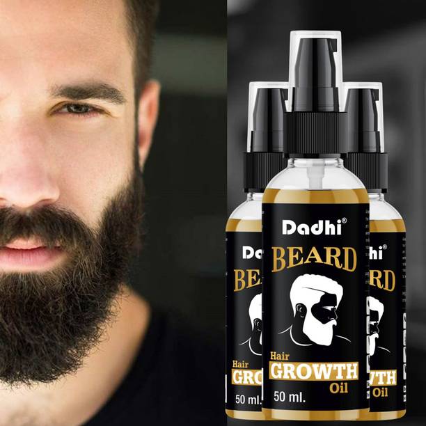 Dadhi Beard Oil – 50ml Supports Root Strength & Beard Thickness (Pack of 3) Hair Oil