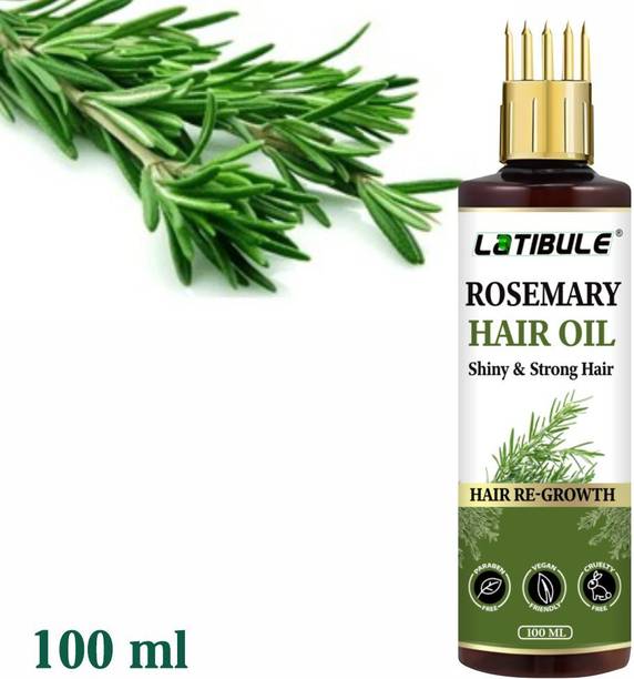 Latibule Rosemary Hair Oil for Long & Thick Hair | Non-Sticky Scalp Therapy Hair Oil
